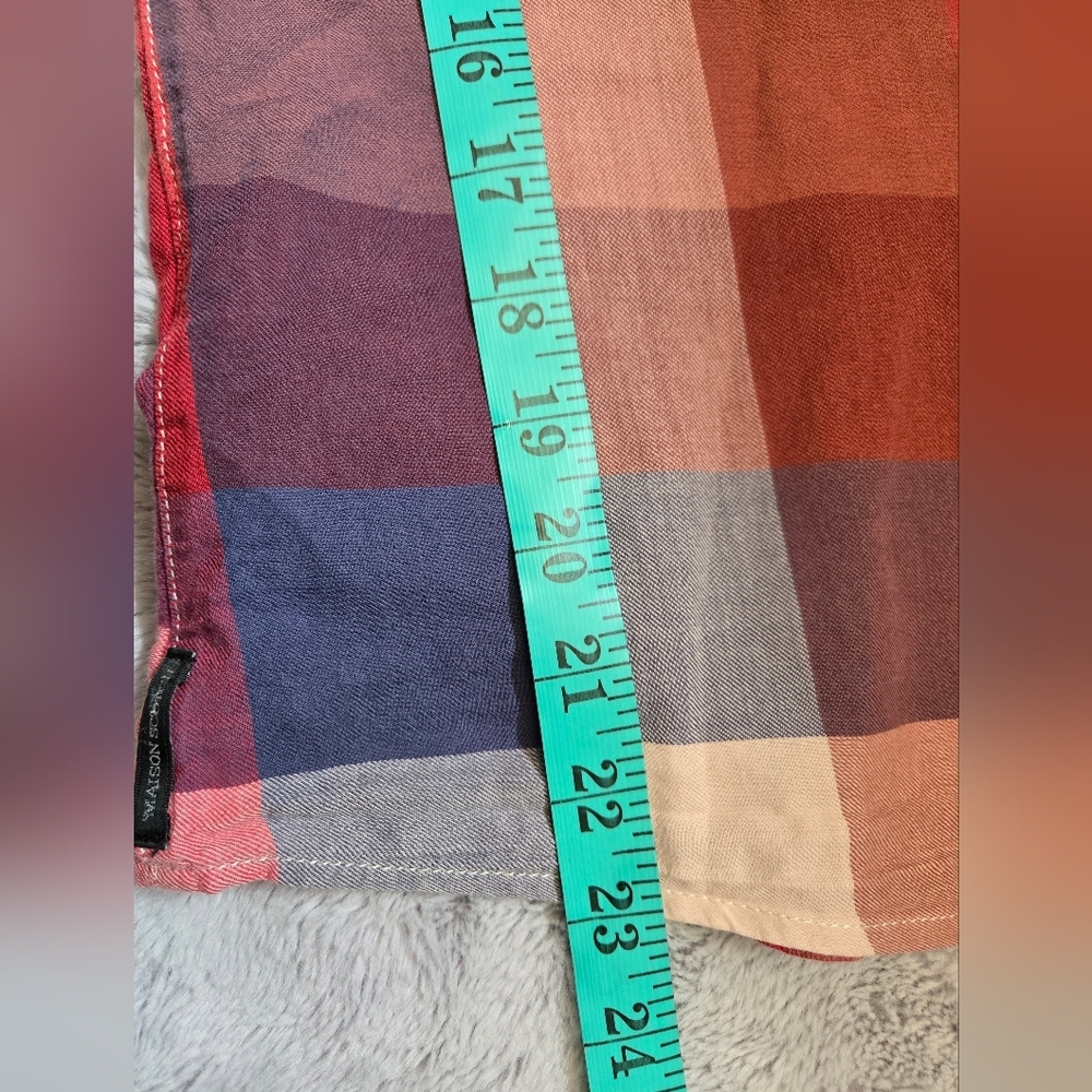 Scotch And Soda Maison Scotch Plaid Button-Up Cotton Lightweight Shirt. Small - Picture 14 of 15